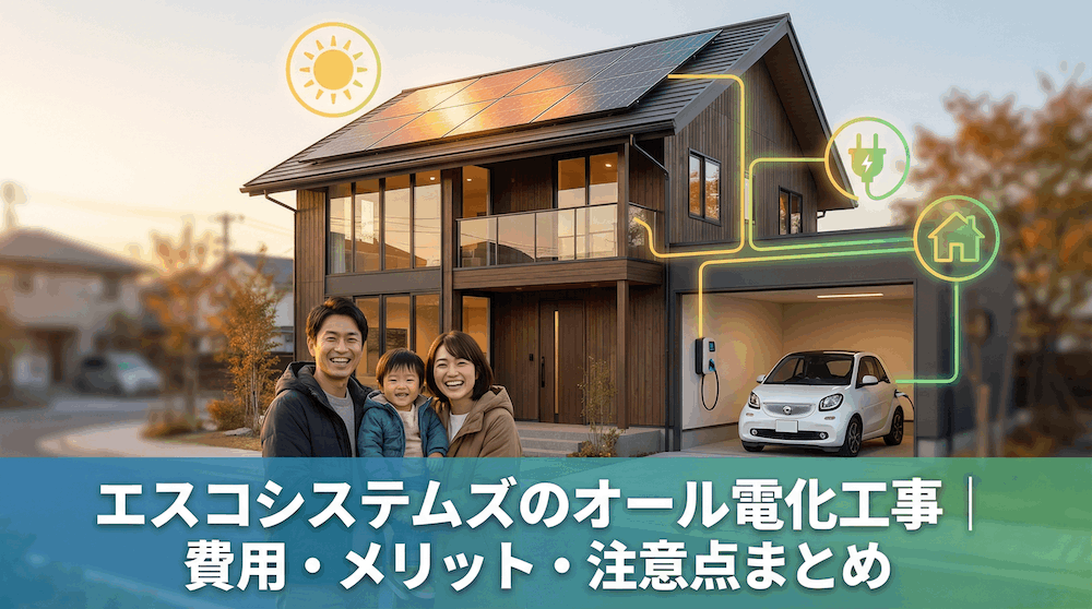 エスコシステムズのオール電化工事｜費用・メリット・注意点まとめ